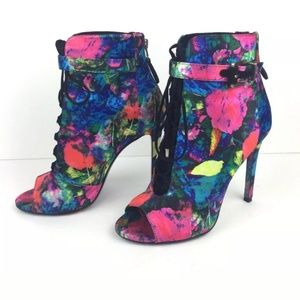 Brian Atwood Multicolor Bootie